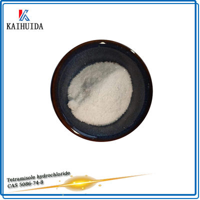 El blanco del ácido clorhídrico del clorhidrato de Pharma Tetramisole pulveriza CAS 5086-74-8