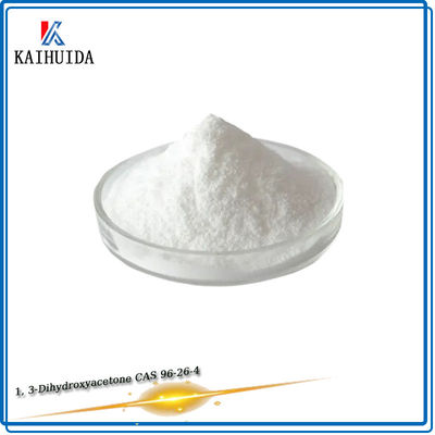 Materia prima 1, 3-Dihydroxyacetone CAS 96-26-4 de 1,3 cosméticos del DHA