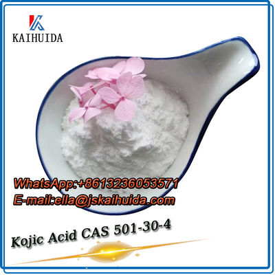 Cosméticos Materia prima Blanqueador de la piel CAS 501-30-4 Ácido cójico